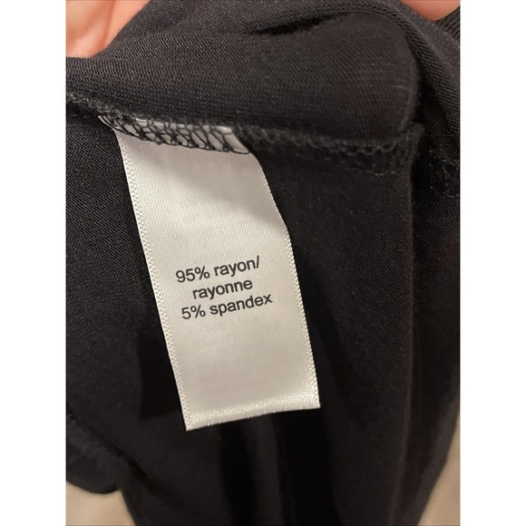 NWT 24/7 Maurices Women's Black‎ Maxi Dress Sleeveless Ruched Side Slit Size S - Picture 6 of 7